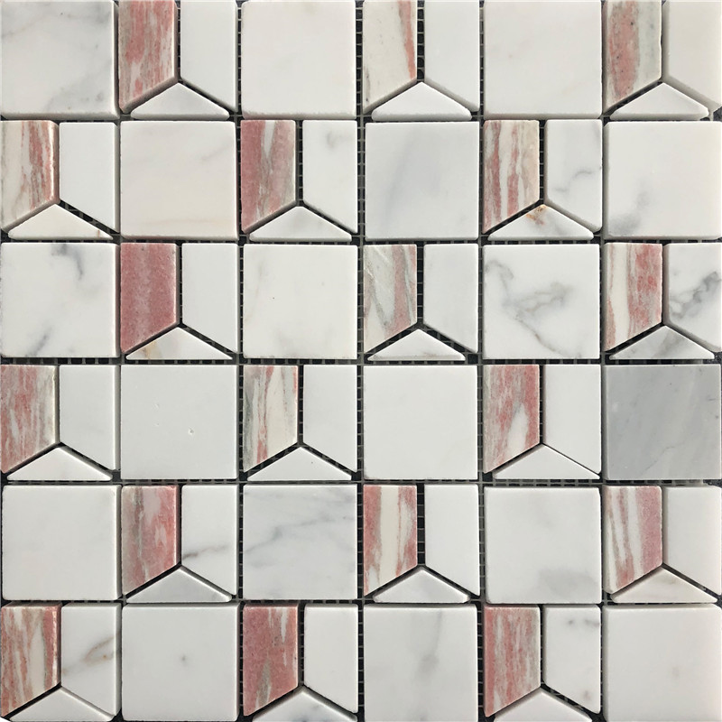 Rorway Red Marble Mosaic