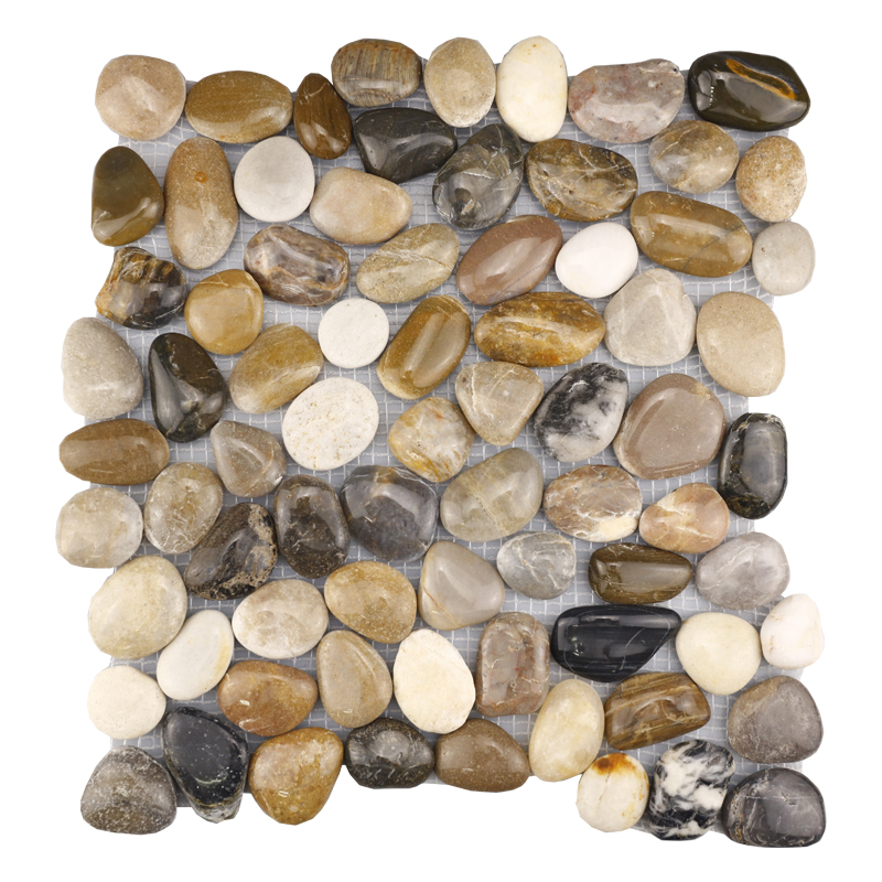 High-Polished Pebble Mosaic (Mixed)