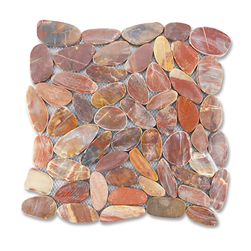 Sliced Pebble Mosaic (Red)